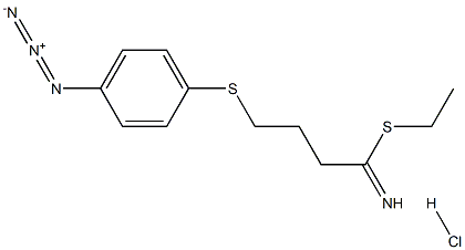 ethyl 4-azidophenyl-1,4-dithiobutyrimidate