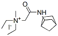 diethyl-methyl-(norbornan-2-ylcarbamoylmethyl)azanium iodide