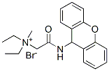 diethyl-methyl-(9H-xanthen-9-ylcarbamoylmethyl)azanium bromide
