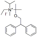 2-(2,2-diphenylethoxy)ethyl-methyl-dipropan-2-yl-azanium iodide