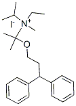 2-(3,3-diphenylpropoxy)ethyl-methyl-dipropan-2-yl-azanium iodide