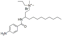 3-[(4-aminobenzoyl)amino]propyl-dodecyl-dimethyl-azanium bromide