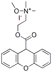 methoxy-dimethyl-[2-(9H-xanthene-9-carbonyloxy)ethyl]azanium iodide