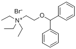 (2-(Diphenylmethoxy)-aethyl)-(triaethyl)-ammoniumbromid [German]
