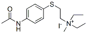 2-(4-acetamidophenyl)sulfanylethyl-diethyl-methyl-azanium iodide
