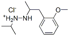 [1-(2-methoxyphenyl)propan-2-ylamino]-propan-2-yl-azanium chloride