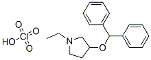 3-benzhydryloxy-1-ethyl-pyrrolidine perchlorate