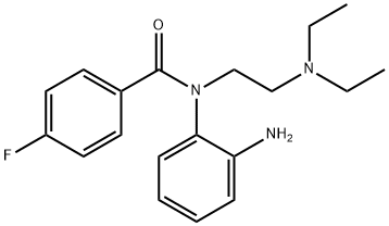 N-(o-Aminophenyl)-N-[2-(diethylamino)ethyl]-p-fluorobenzamide