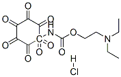 2-diethylaminoethyl N-(2-heptoxyphenyl)carbamate hydrochloride