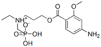 3-(4-amino-2-methoxy-benzoyl)oxypropyl-diethyl-azanium, dihydroxy-oxid o-oxo-phosphorane