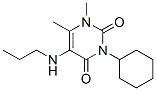 3-cyclohexyl-1,6-dimethyl-5-propylamino-pyrimidine-2,4-dione