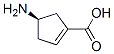 1-Cyclopentene-1-carboxylicacid,4-amino-,(4R)-(9CI)