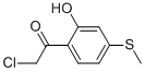 Ethanone, 2-chloro-1-[2-hydroxy-4-(methylthio)phenyl]- (9CI)