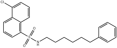 5-CHLORO-N-(6-PHENYLHEXYL)-1-NAPHTHALENESULFONAMIDE