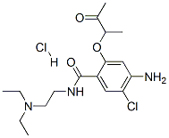4-amino-5-chloro-N-(2-diethylaminoethyl)-2-(3-oxobutan-2-yloxy)benzami de hydrochloride