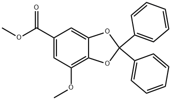7-甲氧基-2,2-二苯基苯并[D][1,3]二氧戊环-5-羧酸甲酯