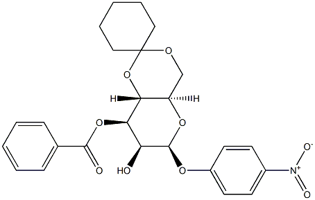 4-硝基苯基 4,6-O-环己基亚基-BETA-D-吡喃甘露糖苷 3-苯甲酸酯