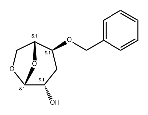 .beta.-D-arabino-Hexopyranose, 1,6-anhydro-3-deoxy-4-O-(phenylmethyl)-