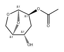 .beta.-D-arabino-Hexopyranose, 1,6-anhydro-3-deoxy-, 2-acetate