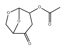 .beta.-D-threo-Hexopyranos-4-ulose, 1,6-anhydro-3-deoxy-, acetate