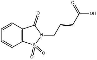 (2E)-4-(1,1-DIOXIDO-3-OXO-1,2-BENZISOTHIAZOL-2(3H)-YL)BUT-2-ENOIC ACID