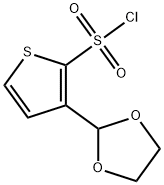 3-(1,3-DIOXOLAN-2-YL)THIOPHENE-2-SULFONYL CHLORIDE