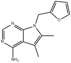 7-(呋喃-2-基甲基)-5,6-二甲基-7H-吡咯并[2,3-D]嘧啶-4-胺