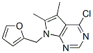 4-氯-7-(呋喃-2-基甲基)-5,6-二甲基-7H-吡咯并[2,3-D]嘧啶