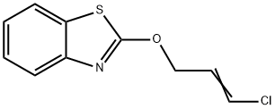 Benzothiazole, 2-(3-chloroallyloxy)- (6CI)