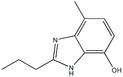 1H-Benzimidazol-4-ol,7-methyl-2-propyl-(9CI)