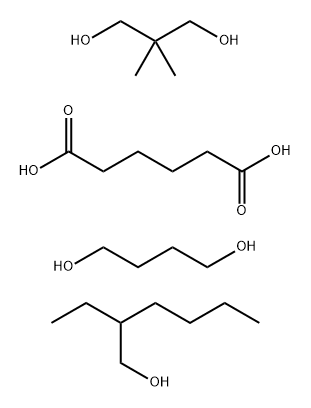 Hexanedioic acid, polymer with 1,4-butanediol and 2,2-dimethyl-1,3-propanediol, 2-ethylhexyl ester