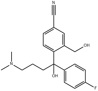 4-(4-二甲胺基-1-对氟苯基-1-羟基丁基)-3-(羟甲基)苯腈