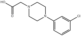 2-[4-(3-chlorophenyl)piperazin-1-yl]acetic acid