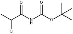 Carbamic acid, (2-chloro-1-oxopropyl)-, 1,1-dimethylethyl ester (9CI)