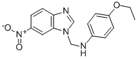 1H-Benzimidazole-1-methanamine, N-(4-ethoxyphenyl)-6-nitro-