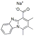 1,2,3-Trimethylpyrido[1,2-a]benzimidazole-4-carboxylic acid sodium salt