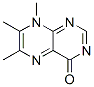 4(8H)-Pteridinone,6,7,8-trimethyl-(6CI)