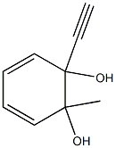 3,5-Cyclohexadiene-1,2-diol, 1-ethynyl-2-methyl- (6CI)