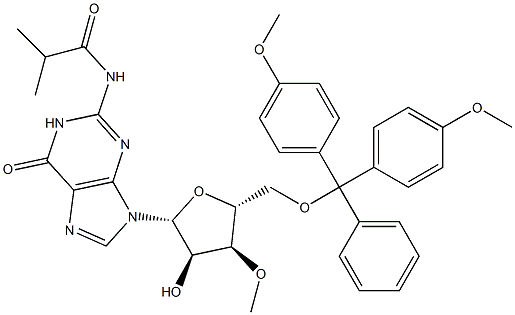 N2-iso-Butyroyl-5'-O-(4,4'-dimethoxytrityl)-3'-O-methylguanosine