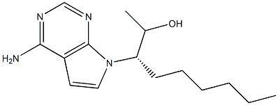 7-deaza-9-(2-hydroxy-3-nonyl)adenine
