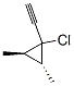 Cyclopropane, 1-chloro-1-ethynyl-2,3-dimethyl-, (1alpha,2alpha,3beta)- (9CI)