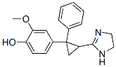 4-[2-(4,5-dihydro-1H-imidazol-2-yl)-1-phenyl-cyclopropyl]-2-methoxy-ph enol