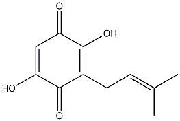 2,5-Cyclohexadiene-1,4-dione,2,5-dihydroxy-3-(3-methyl-2-butenyl)-(9CI)
