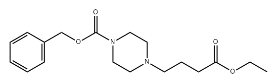 1-Piperazinebutanoic acid, 4-[(phenylmethoxy)carbonyl]-, ethyl ester