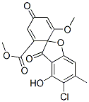 5-Chloro-4-hydroxy-6'-methoxy-6-methyl-3,4'-dioxospiro[benzofuran-2(3H),1'-[2,5]cyclohexadiene]-2'-carboxylic acid methyl ester