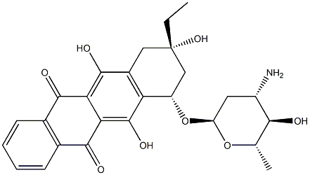 (7S)-7β-[(3-Amino-2,3,6-trideoxy-α-L-arabino-hexopyranosyl)oxy]-9-ethyl-7,8,9,10-tetrahydro-6,9β,11-trihydroxy-5,12-naphthacenedione