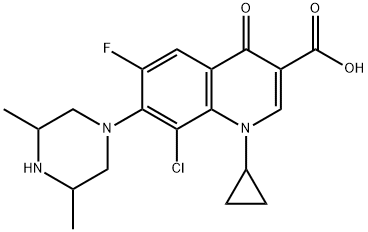 3-Quinolinecarboxylic acid, 8-chloro-1-cyclopropyl-7-(3,5-diMethyl-1-piperazinyl)-6-fluoro-1,4-dihydro-4-oxo-