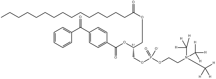 1-palmitoyl-2-(4-benzoyl)benzoyl-3-phosphatidylcholine