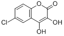 6-chloro-3,4-dihydroxy-2H-1-benzopyran-2-one