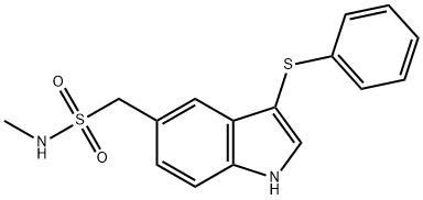N-甲基-3-(苯硫基)-1H-吲哚-5-甲磺酰胺